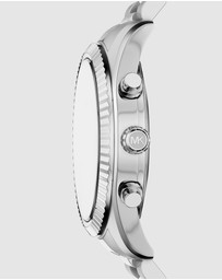 Michael Kors - Lexington Silver Tone Chronograph Watch