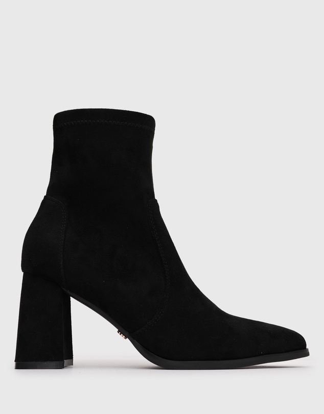 Betts - Honour Faux Suede Stretch Sock Boots