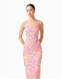 Elliatt - Nathalie Column Ankle Grazer Maxi Dress