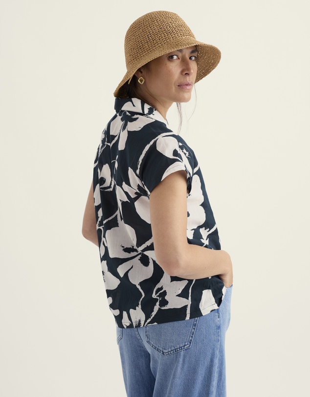 Seasalt - Deep Lane Short Sleeve Shirt in GOTS-Certified Organic Cotton