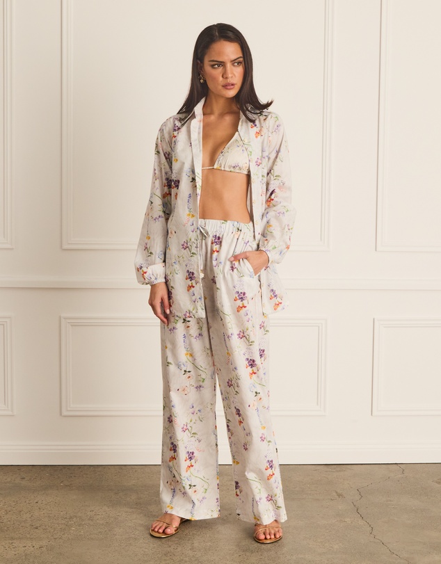 Aqua Blu Australia - Moonflower Odilia Beach Shirt