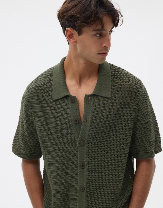 AERE - Organic Cotton Knitted Shirt