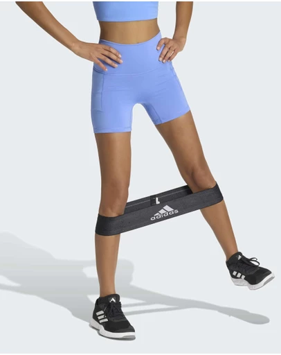adidas Performance - 3 Stripes Studio All Me Booty Short Leggings Womens