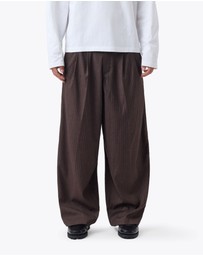 Zanerobe - Pinstripe Mega Pant Choc Stripe