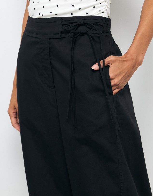 AERE - Olyssa Tie Waist Cotton Pants
