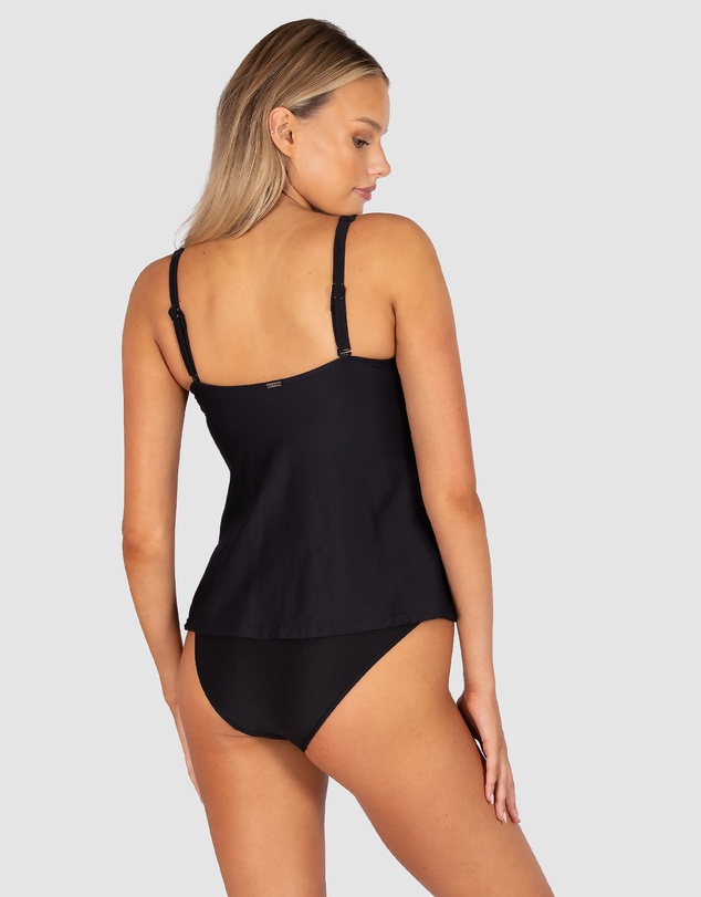 Baku Swimwear - Rococco Flared D/E Cup Wrap Singlet Top