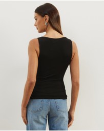Atmos&Here - Carrie Sleeveless Mesh Top