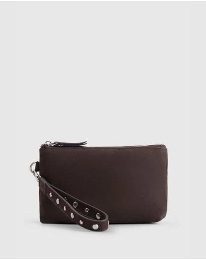 Evity - Jade Leather Wrist Pouch