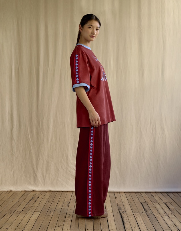 SMWR. by The Somewhere Co - All in on Hearts Oversized Tee