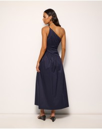 AERE - Priya Asymmetric Maxi Dress
