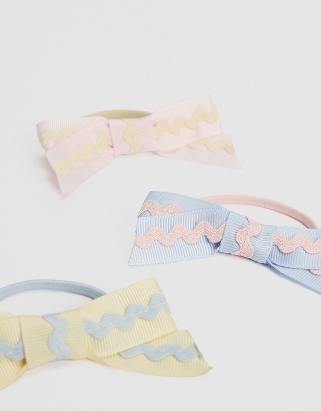 Country Road - Ric Rac Bow Pack Of 3
