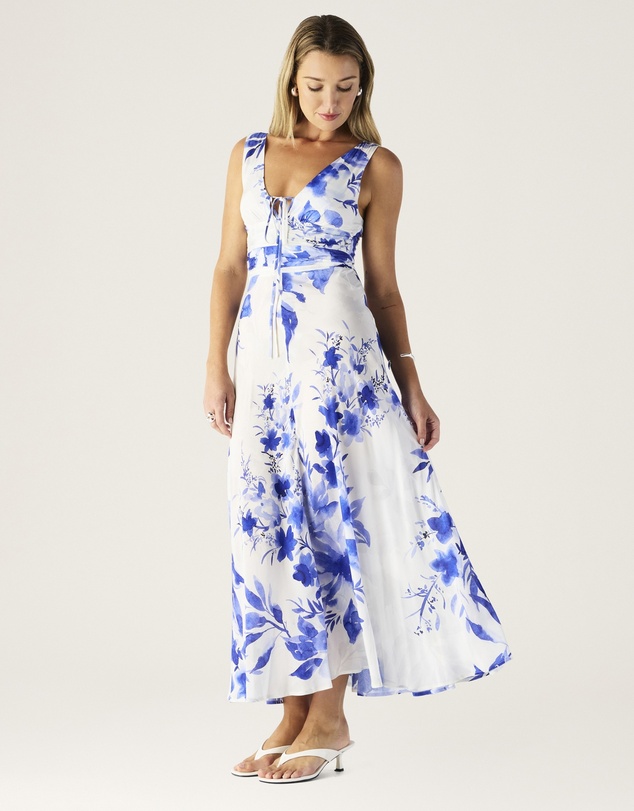 MOS The Label - Isola Print Midi Dress