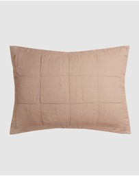 Bambury - Linen Quilted Pillow Sham