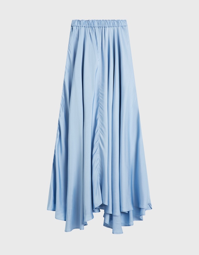 BONDI BORN - Como Maxi Skirt - Sky Blue