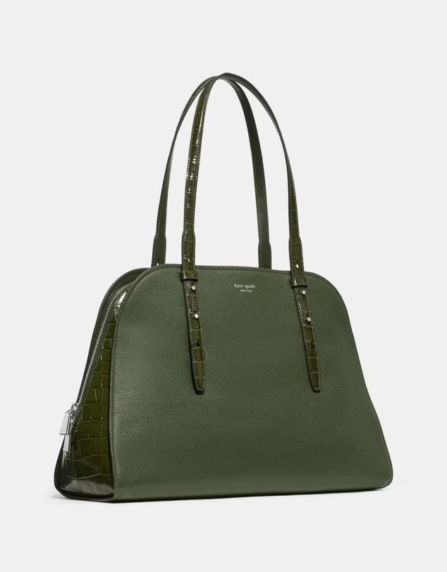 Kate Spade - Do It All Croc Embossed and Pebbled Leather Maise Carryall