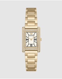 Emporio Armani - Gold Tone Analogue Watch