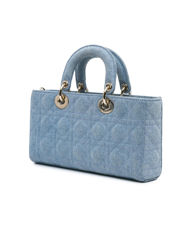 Pre-Loved by Azura Reborn - Pre-Loved dior Pre-owned Dior Caro Denim Handbag