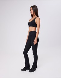 Upstate - Air Sculpt Strappy Crop - Black