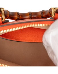 Pre-Loved by Azura Reborn - Pre-Loved Mini Dollar Calfskin Bamboo Diana Dome Satchel