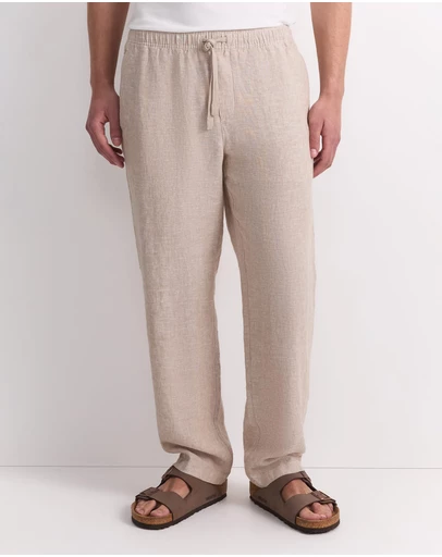 Sportscraft - Caffery Yarn Dyed Linen Pant