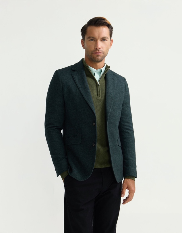 Oxford - Blake Herringbone Wool Blazer