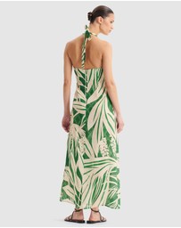 Morrison - Sorrento Linen Halter Dress