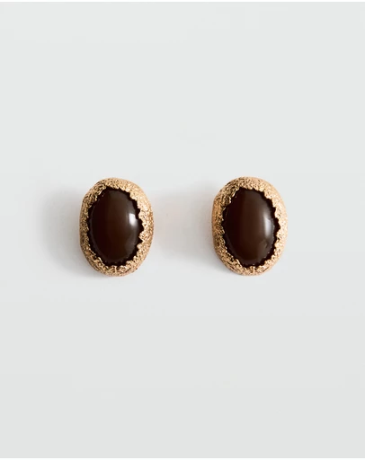 M.N.G - Combined Textured Resin Earrings