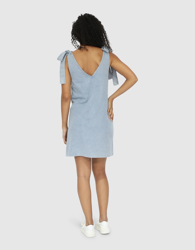 Belle & Bloom - Burning Love Tie Shoulder Mini Dress