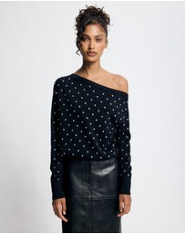 Lover - Ramona Stud Asymmetrical Jumper