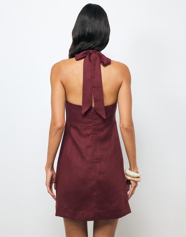 AERE - Lylah Linen Mini Dress