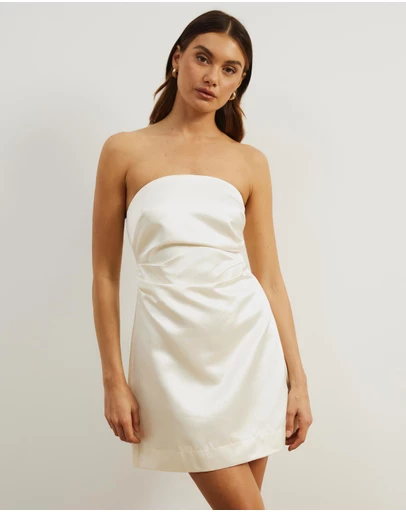 Atmos&Here - Chloe Strapless Structured Mini Dress