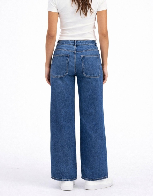 ONLY - Astoria High Waisted Wide Denim Jeans