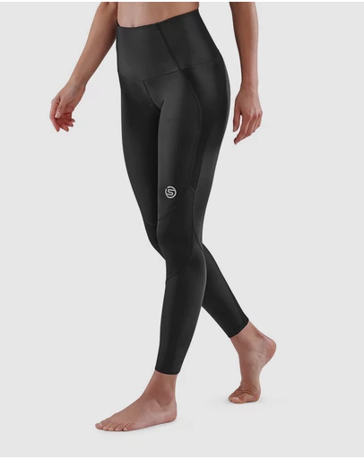 SKINS - SKINS Compression Women's Series-3 Activewear Long Tight Skyscraper Black