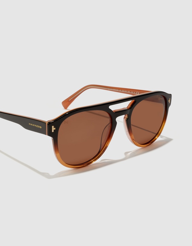 Hawkers Co - HAWKERS - Polarized Black Brown DIVER Sunglasses for Men and Women UV400