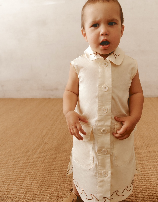 Alfred - Earl Shirt Dress | Cream