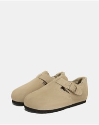 EVERAU - EverAU Ugg Hazora Cow Suede Upper Loafer Oxfords Flats