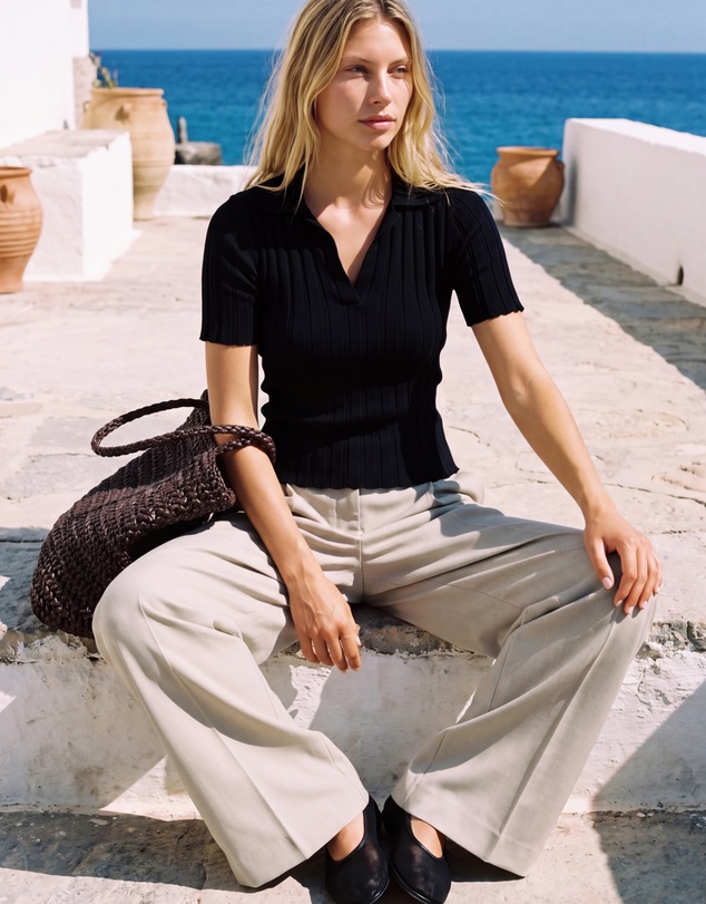 The Fated - Miles Collared Knit Top