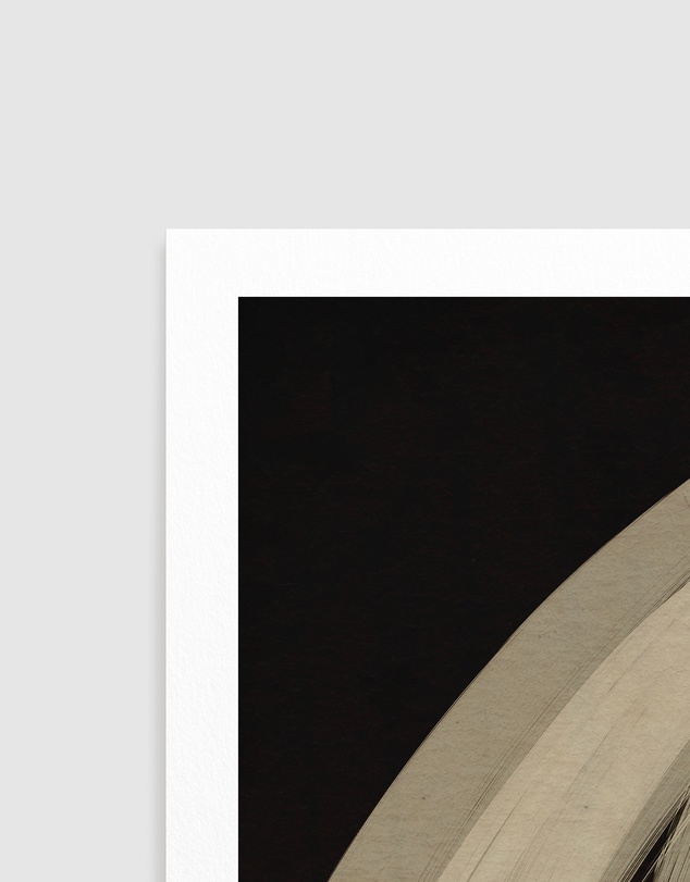 Olive et Oriel - Beige Strokes No 1 by Treechild Art Print