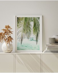 Olive et Oriel - Seaside Palm Art Print