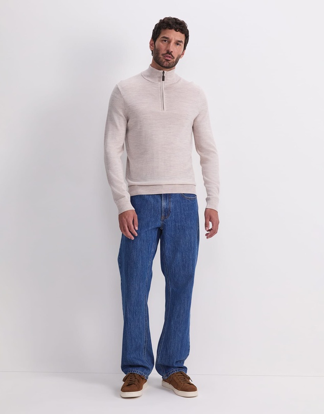 Sportscraft - Merino Quarter Zip Knit