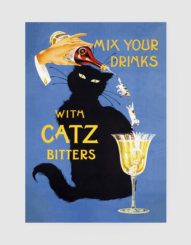 Inka Arthouse - Catz Bitters Art Print