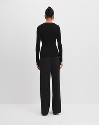 Country Road - Merino Wool Silk Long Sleeve Knit
