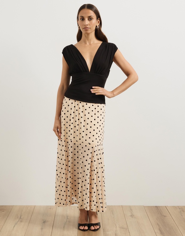 Atmos&Here - Aria Polka Dot Sheer Skirt