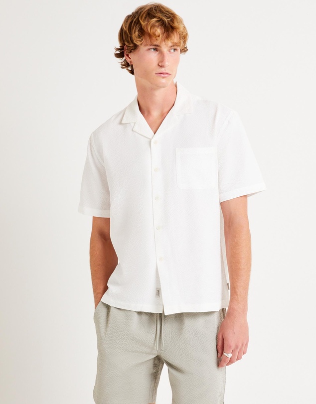 Arvust - Morrison Seersucker Shorts Sleeve Resort Shirt