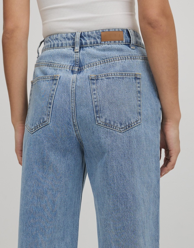 AERE - Clara Mid Rise Drawcord Jeans