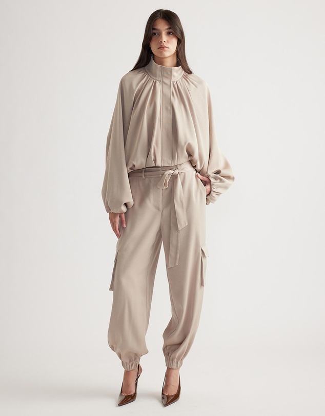 Decjuba - Stella Satin Bubble Jacket