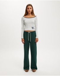 Cotton On - The Ls Off Shoulder Graphic Tee