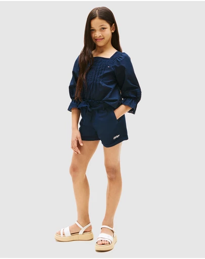 Tommy Hilfiger - Linen Blend Shorts - Kids
