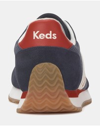 Keds - Rena Nylon/Suede Blue/White/Red