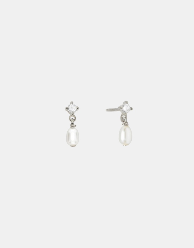 SAINT VALENTINE - Aspen Mini Drop Earrings - Silver